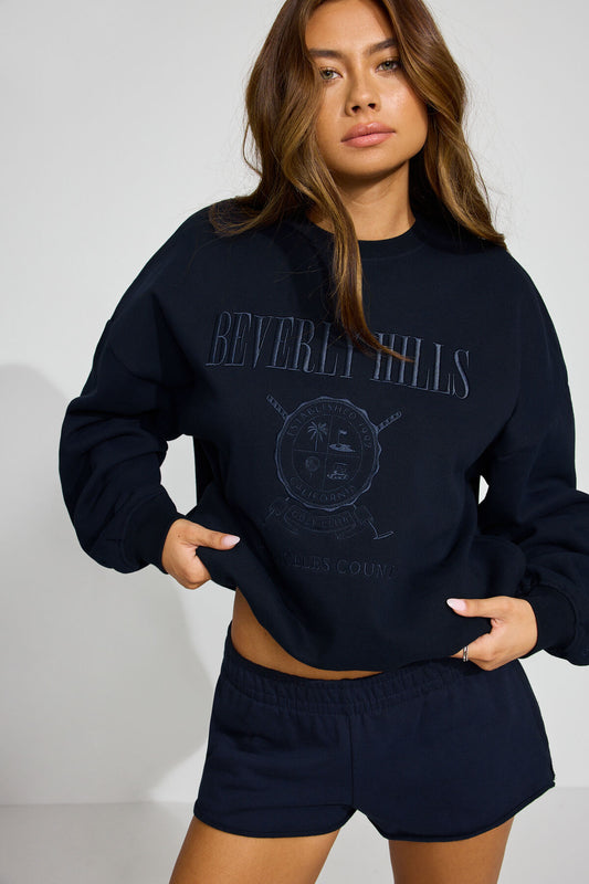 UltraFleece Crewneck Sweatshirt Blue Garage Clothing Women
