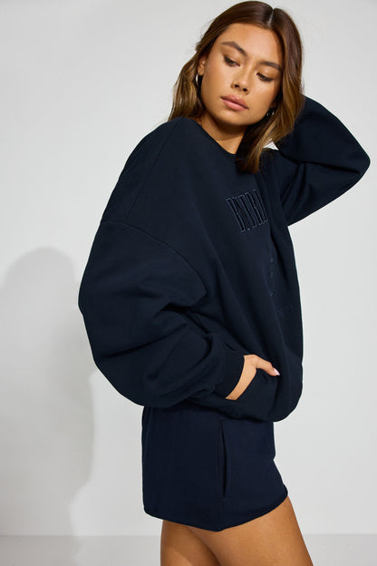 UltraFleece Crewneck Sweatshirt Blue Garage Clothing Women