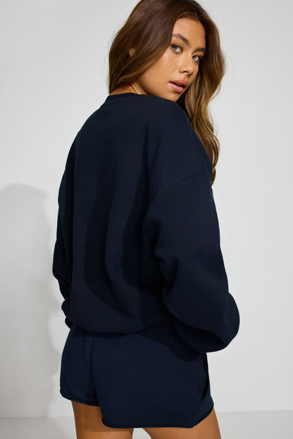 UltraFleece Crewneck Sweatshirt Blue Garage Clothing Women