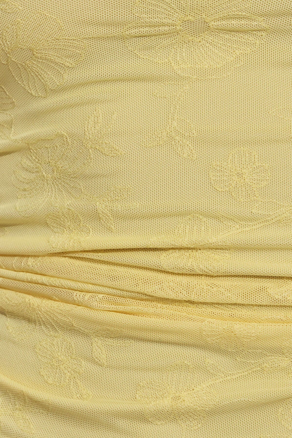 Rosalie Ruched Tube Top Yellow Garage Clothing Women