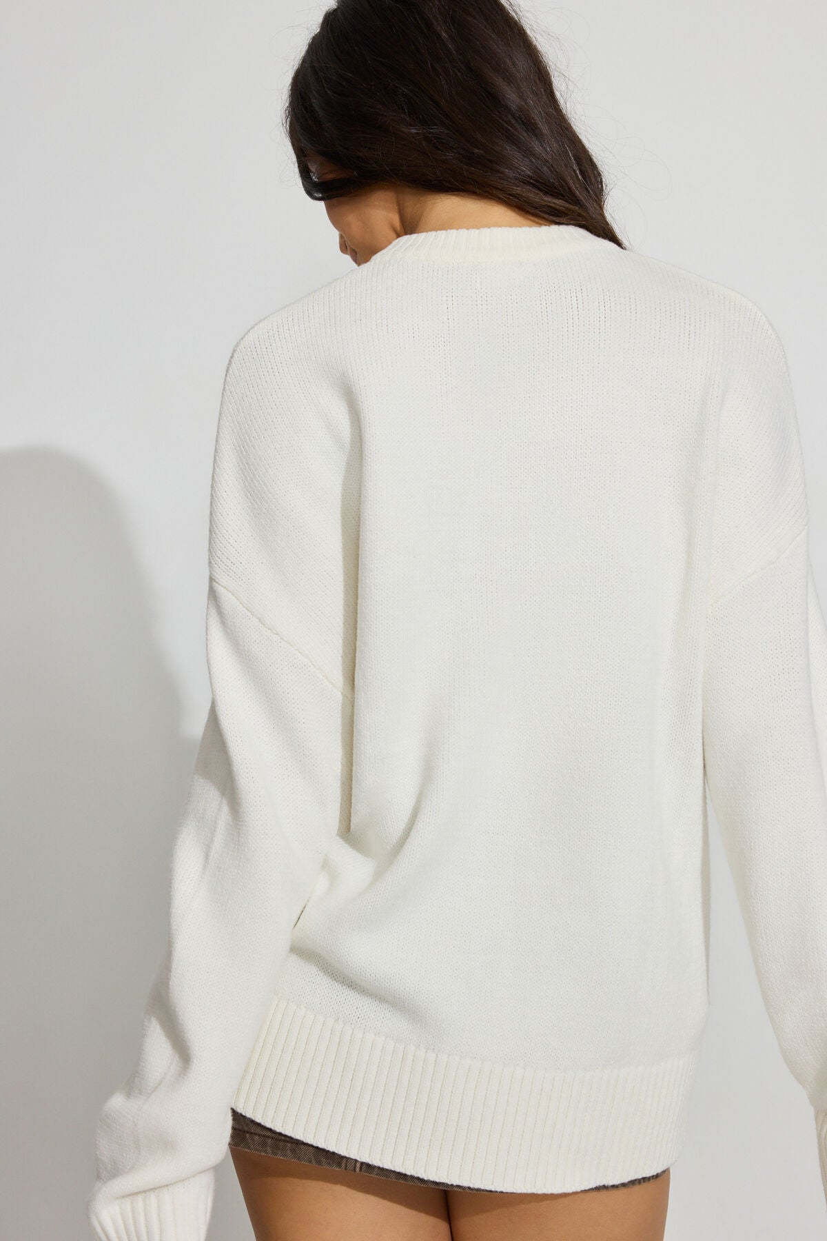 Roxy Long Sleeve Supersoft Crewneck Sweater White Garage Clothing Women