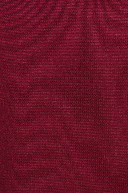 Roxy Long Sleeve Supersoft Crewneck Sweater Burgundy Garage Clothing Women