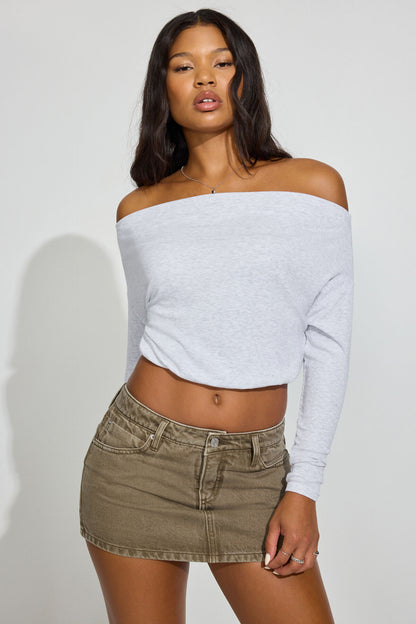 Twill Micro Skort Green Garage Clothing Women