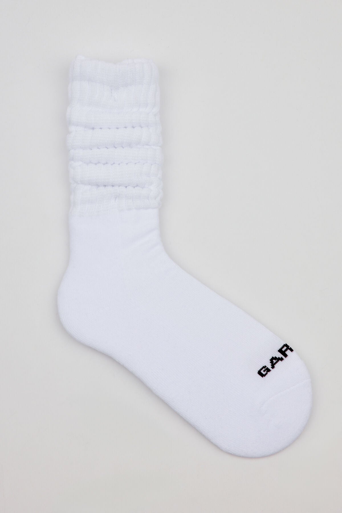 Sport Crew Scrunch Socks White Garage Clothing Women