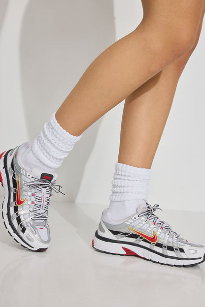 Sport Crew Scrunch Socks White Garage Clothing Women