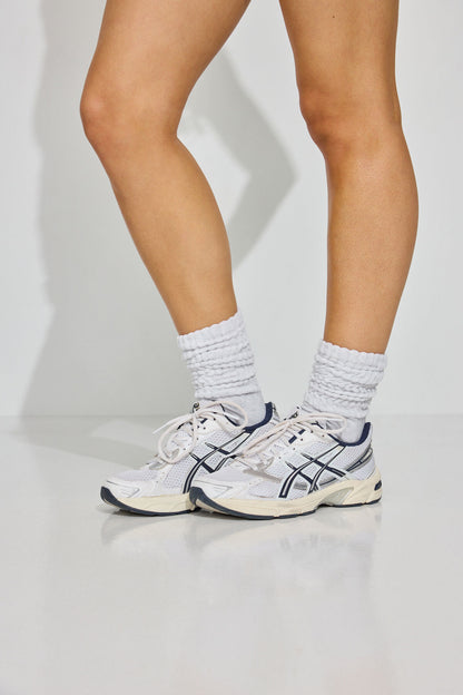 Sport Crew Scrunch Socks Gray Garage Clothing Women