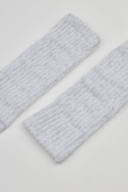 Sport Crew Scrunch Socks Gray Garage Clothing Women