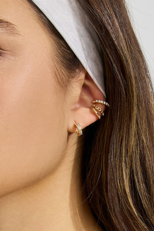 6 Pack Party Cluster Earrings White Garage Clothing Women