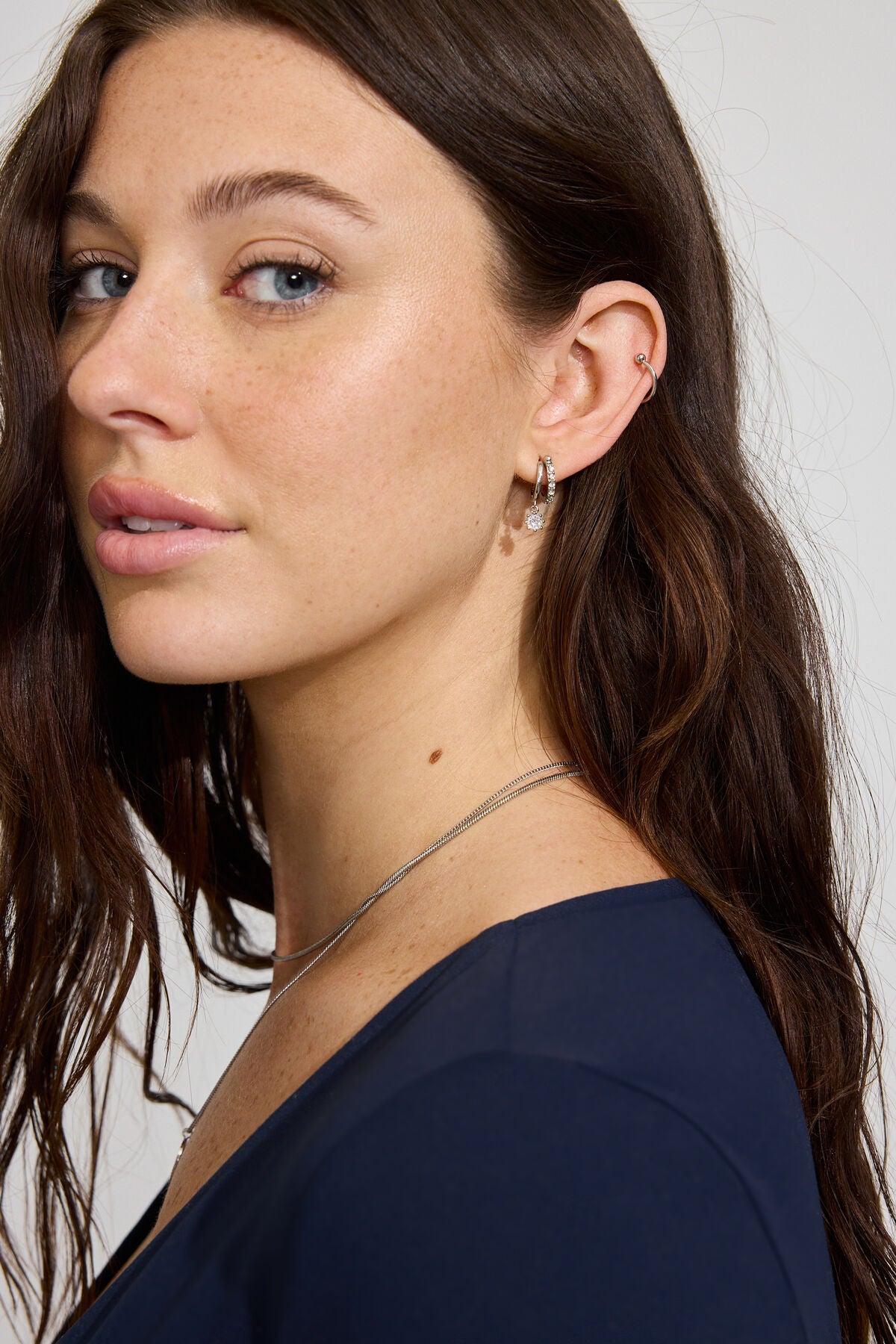6 Pack Party Cluster Earrings Gray Garage Clothing Women