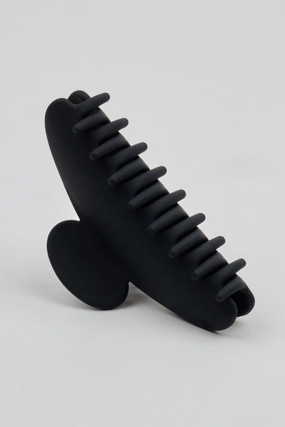Basic Rounded Small Clip Black Garage Clothing Women