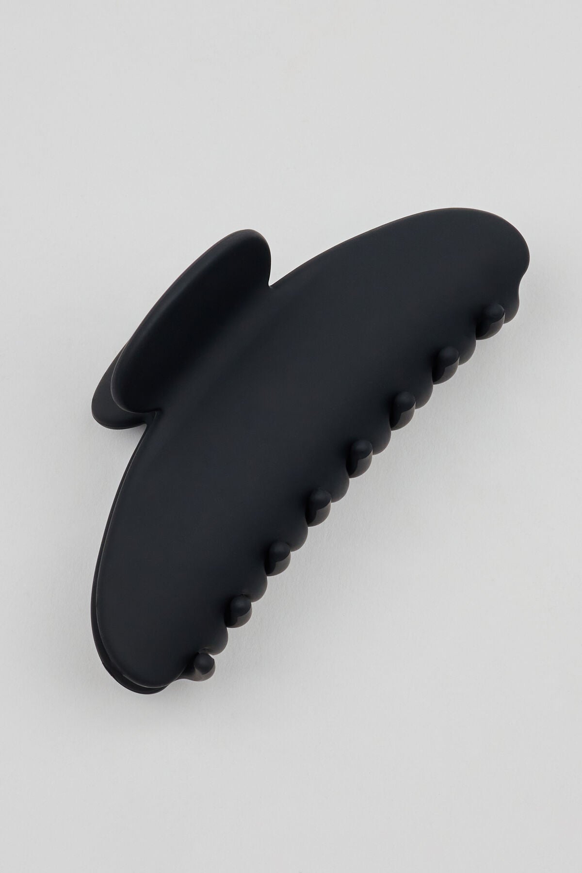 Basic Rounded Small Clip Black Garage Clothing Women