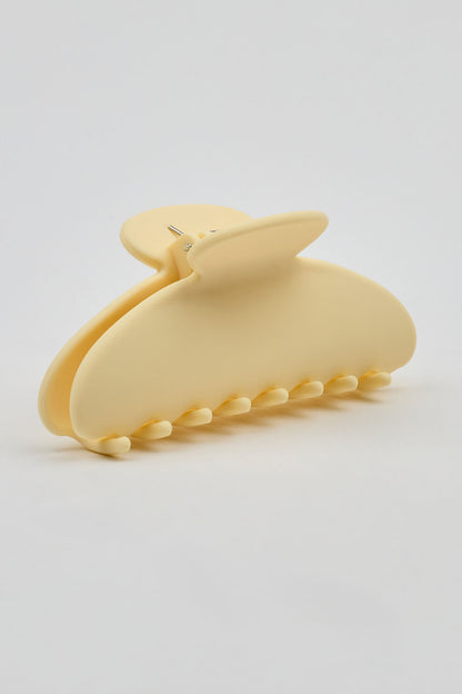 Basic Rounded Small Clip Yellow Garage Clothing Women
