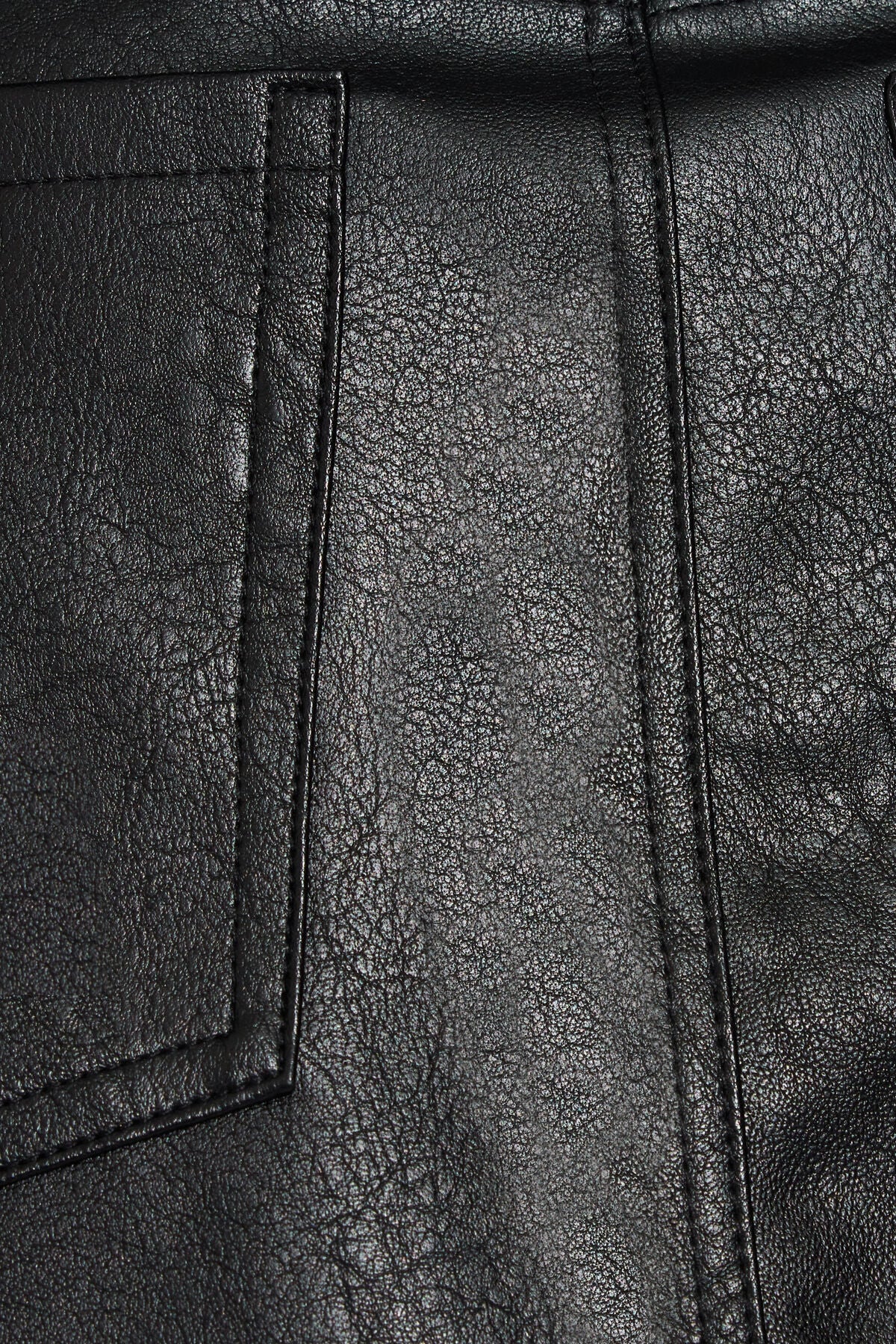 Faux Leather Micro Skort Black Garage Clothing Women