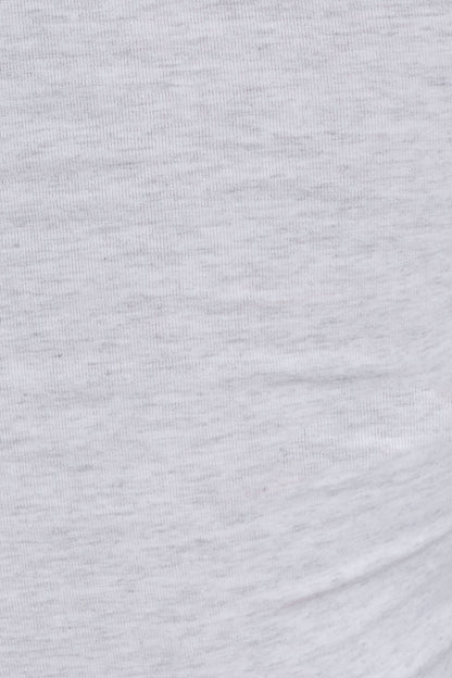 Scoop Neck Long Sleeve Top Gray Garage Clothing Women