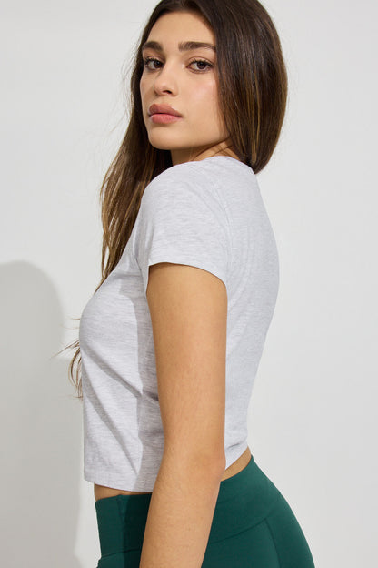 90s Crewneck T-Shirt Gray Garage Clothing Women