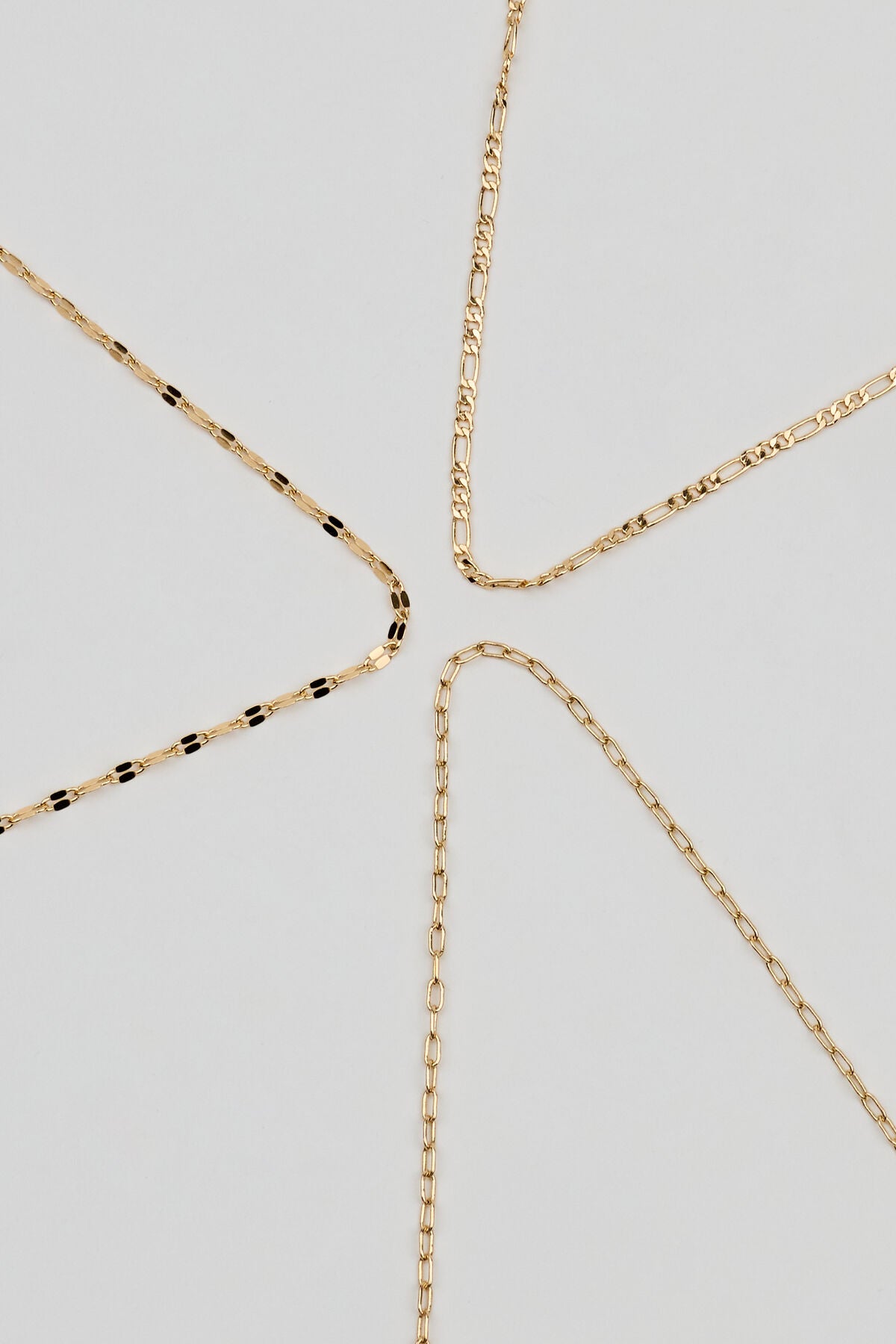 Set of 3 Delicate Anklets Yellow Garage Clothing Women