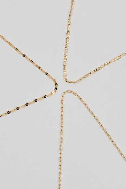 Set of 3 Delicate Anklets Yellow Garage Clothing Women