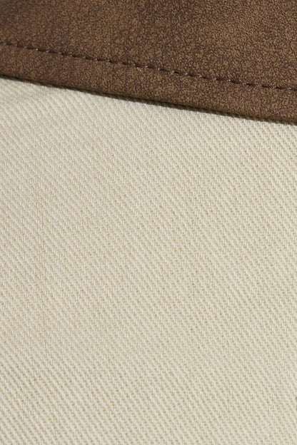 Twill Worker Jacket Beige Garage Clothing Women
