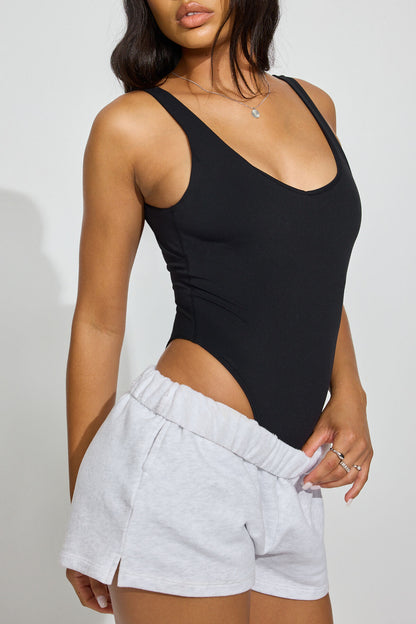 SoftActive V-Back Bodysuit Black Garage Clothing Women