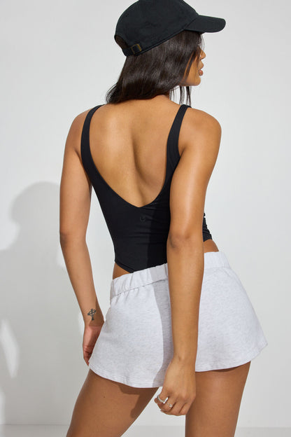 SoftActive V-Back Bodysuit Black Garage Clothing Women