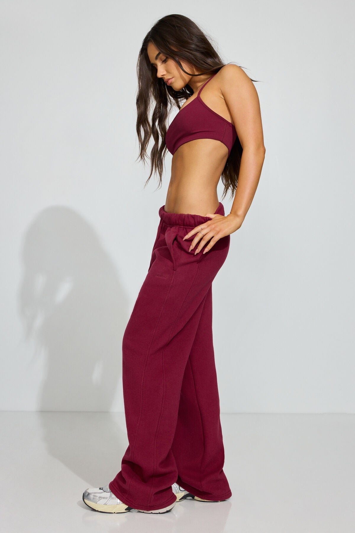 SoftActive Y-Back Bralette Burgundy Garage Clothing Women