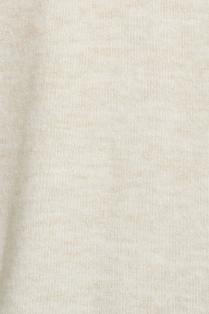 Long Sleeve Spongy Oversized Cardigan Beige Garage Clothing Women