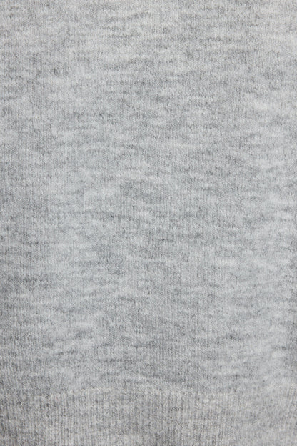 Renee Spongy Cropped Cardigan Gray Garage Clothing Women