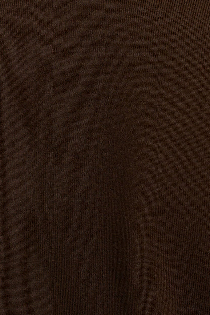 Longsleeve Fine Gauge Sweater Brown Garage Clothing Women