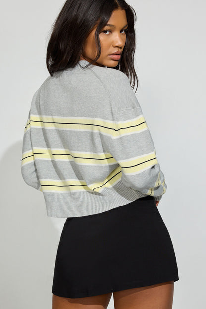 Longsleeve Fine Gauge Sweater Gray Garage Clothing Women