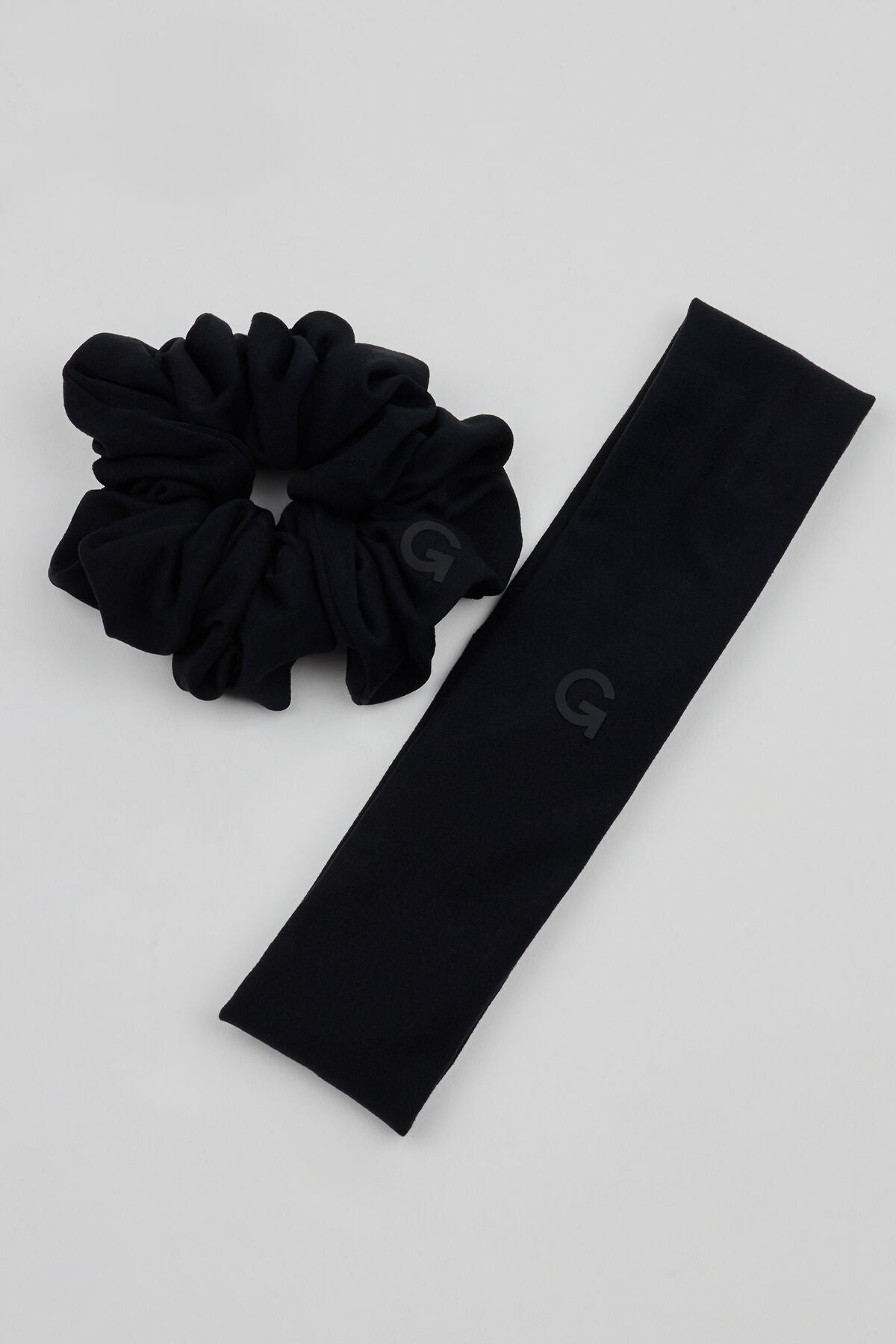 2 Pack Active Scrunchie & Headband  Black Garage Clothing Women