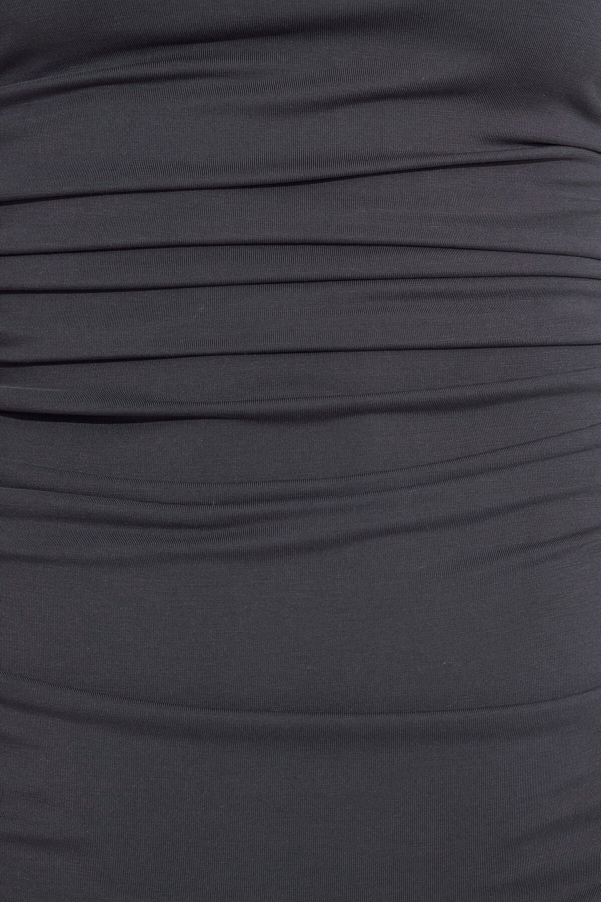 Ruched Tube Mini Dress Blue Garage Clothing Women