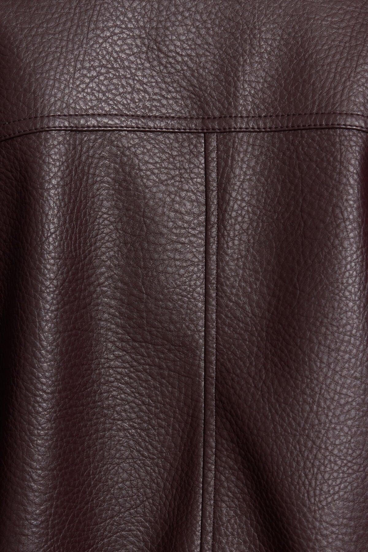 Oversized Faux Leather Bomber Brown Garage Clothing Women