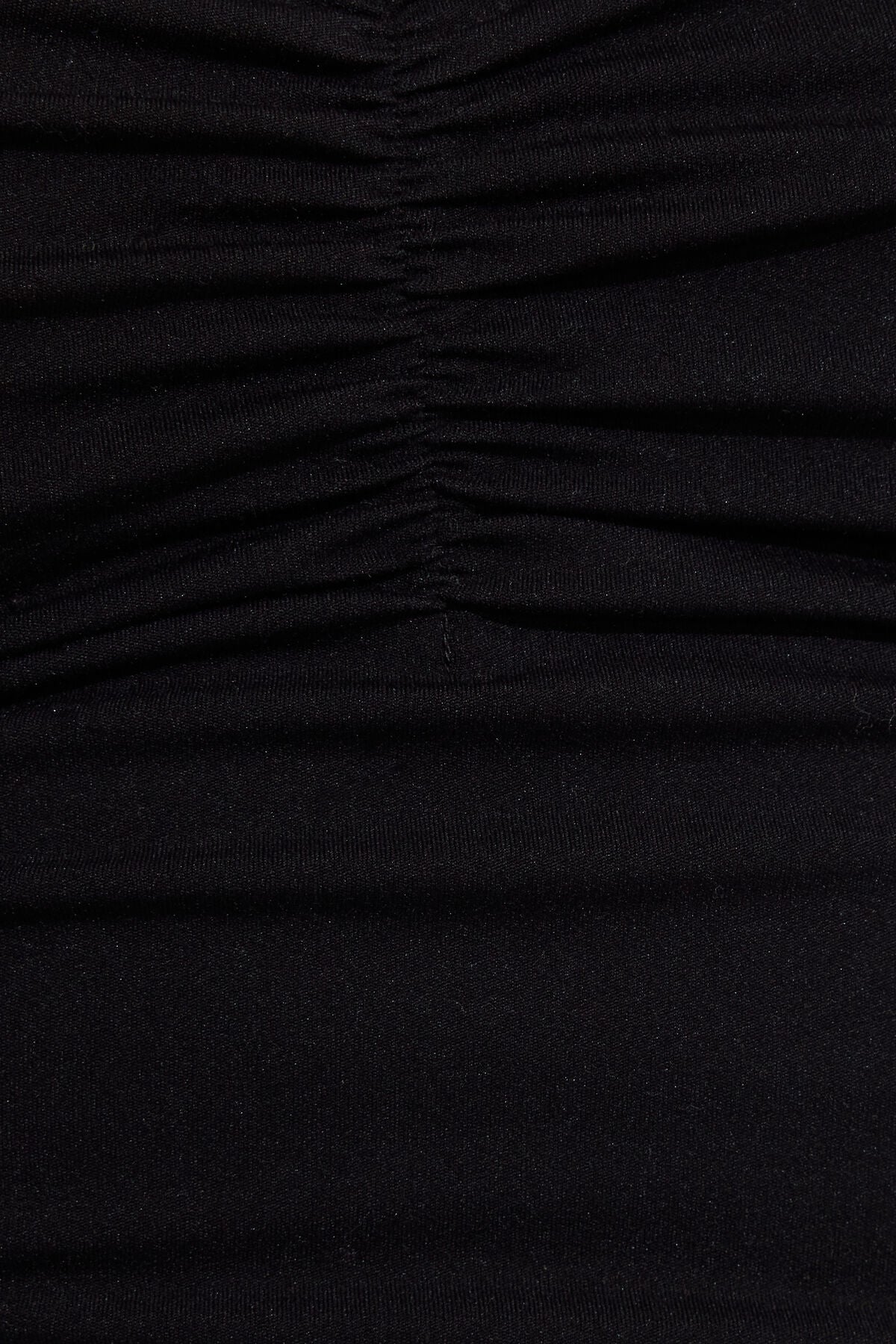 Ruched Sweetheart Cami Top Black Garage Clothing Women