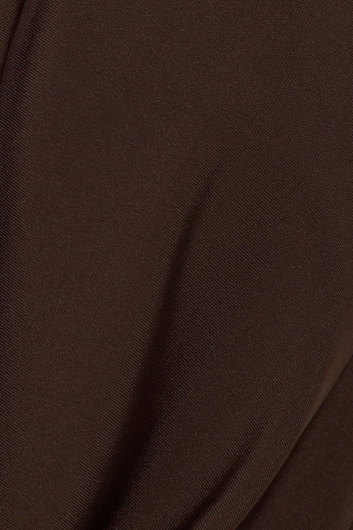 Open Back Cowl Top Brown Garage Clothing Women
