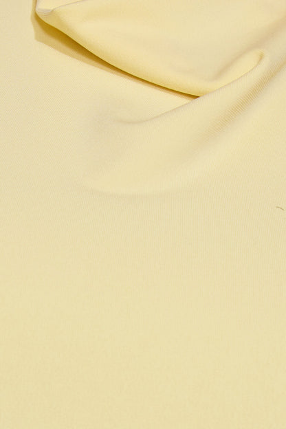 High Neck Cowl Top Yellow Garage Clothing Women