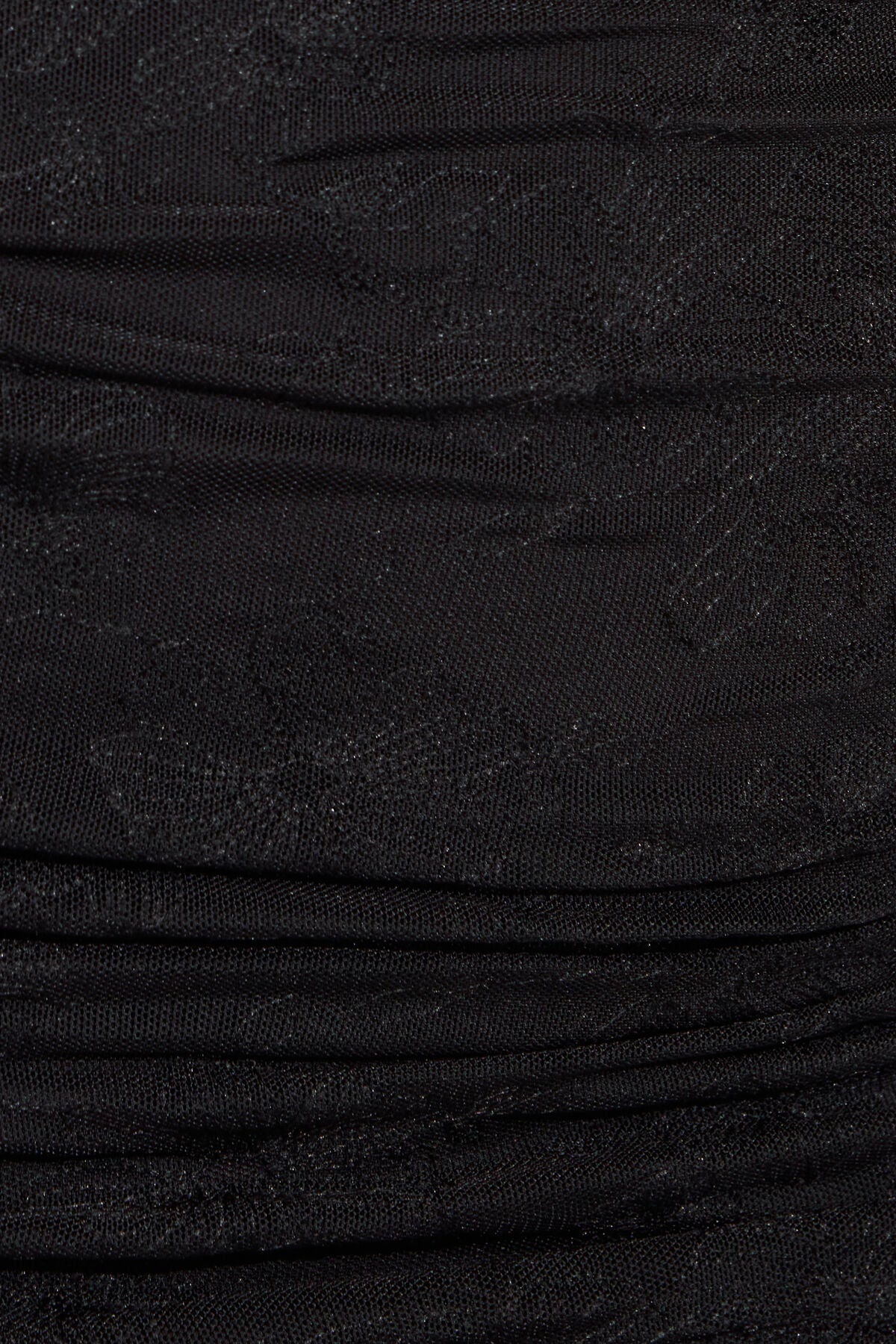 Ruched Mesh Mini Tube Dress Black Garage Clothing Women
