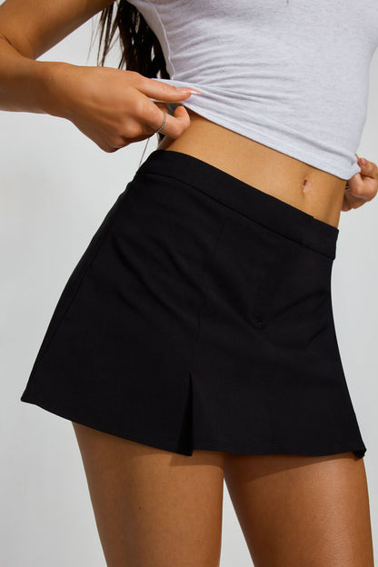 Lara Micro Skort Black Garage Clothing Women