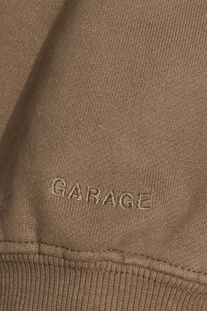 SoftTerry Oversized Zip-Up Hoodie Brown Garage Clothing Women