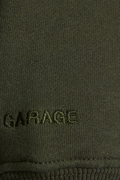 SoftTerry Oversized Zip-Up Hoodie Green Garage Clothing Women