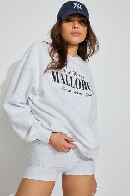 SoftTerry Oversized Crewneck Sweatshirt Gray Garage Clothing Women