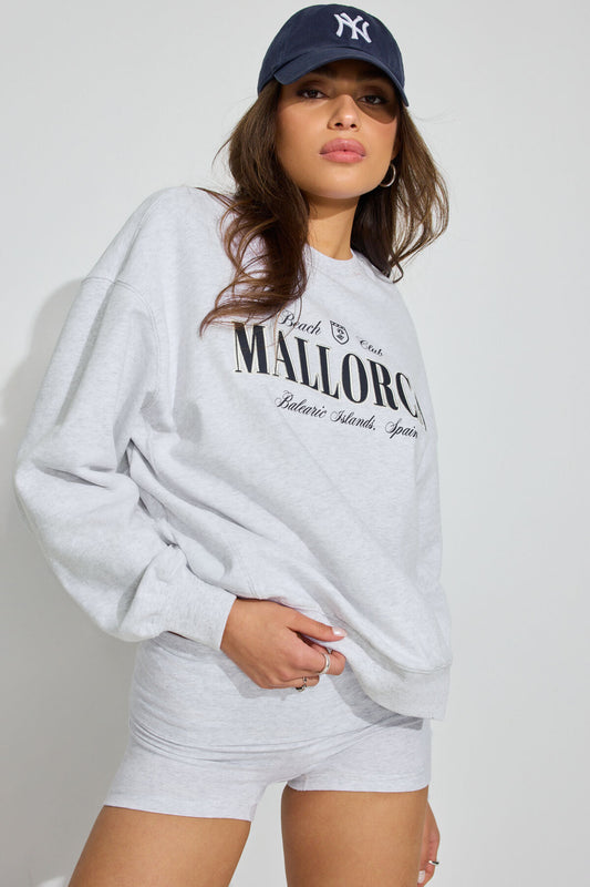 SoftTerry Oversized Crewneck Sweatshirt Gray Garage Clothing Women