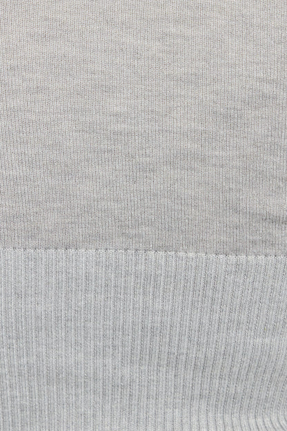 Fitted Boatneck Sweater Gray Garage Clothing Women