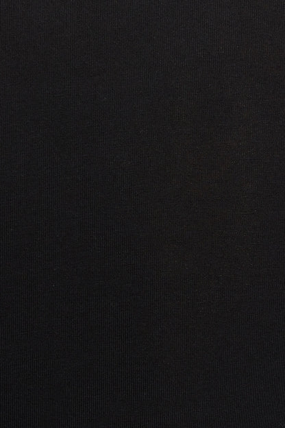 Clean V-Neck Long Sleeve Top Black Garage Clothing Women