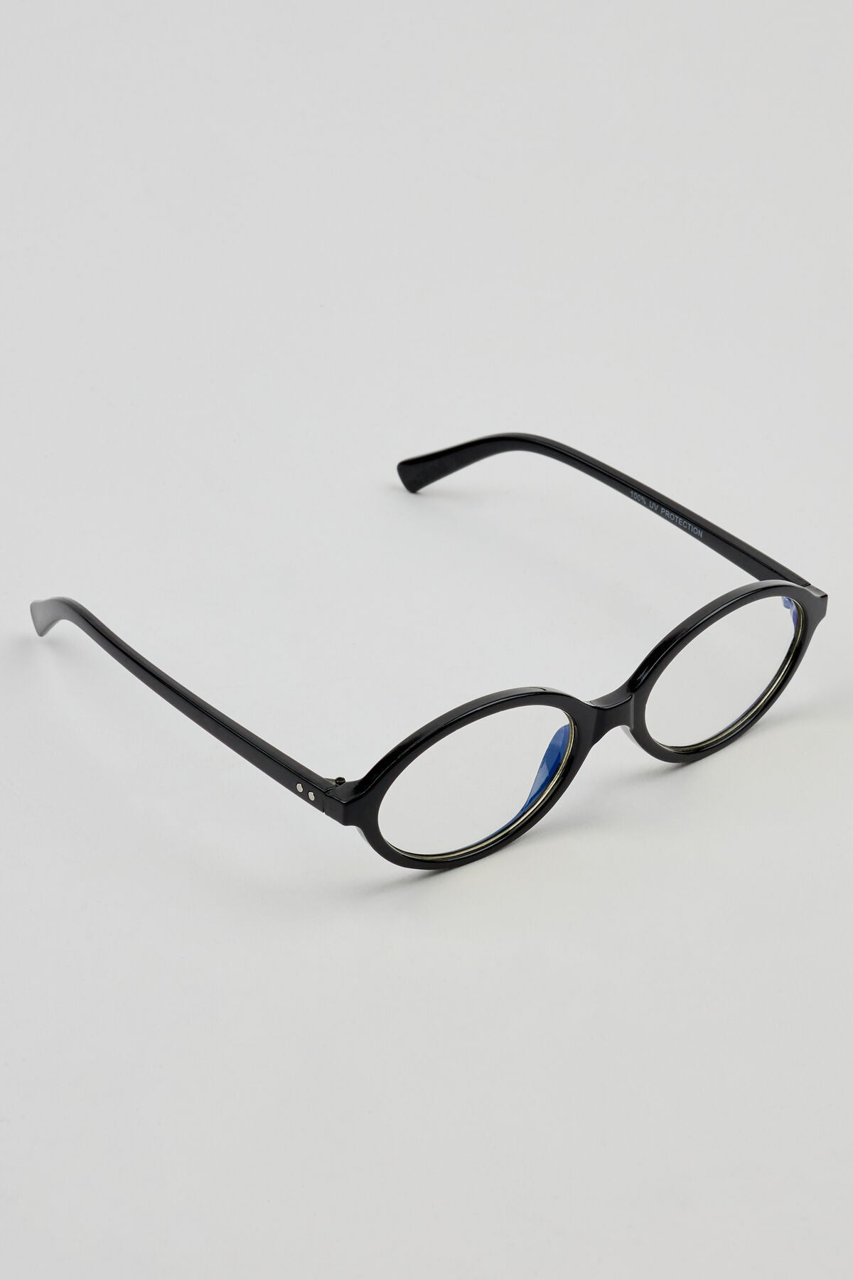 Slim Oval Blue Light Readers Black Garage Clothing Women