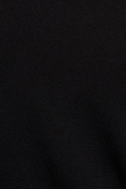 Rae Asymmetric Fine Sweater Black Garage Clothing Women