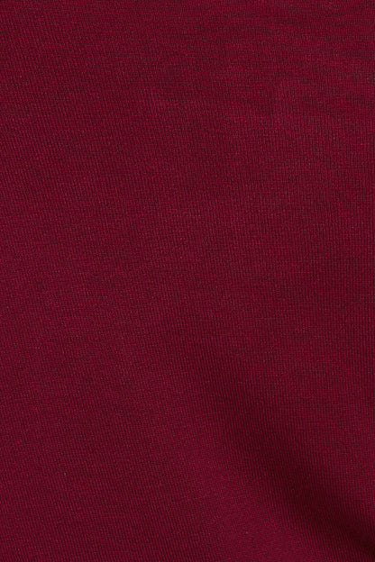 Rae Asymmetric Fine Sweater Burgundy Garage Clothing Women