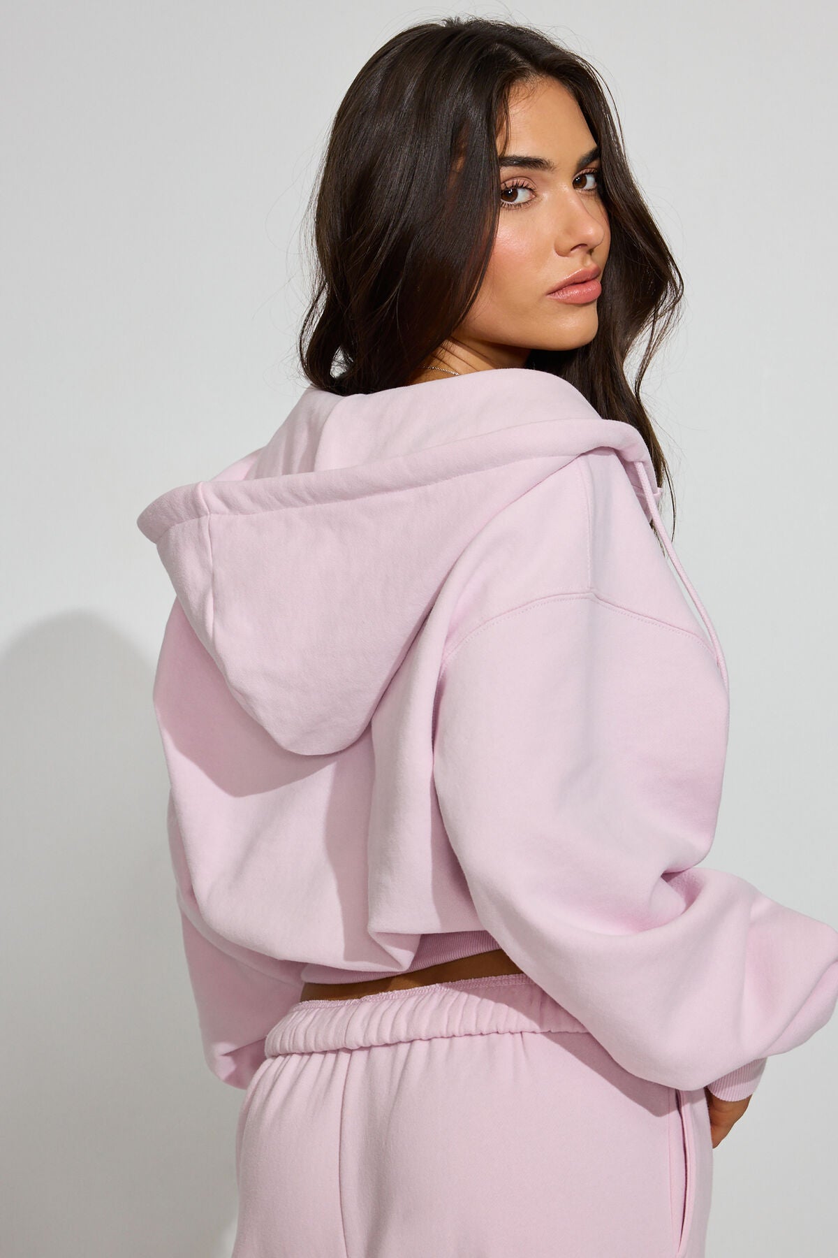SoftTerry Bubble Zip Hoodie Pink Garage Clothing Women
