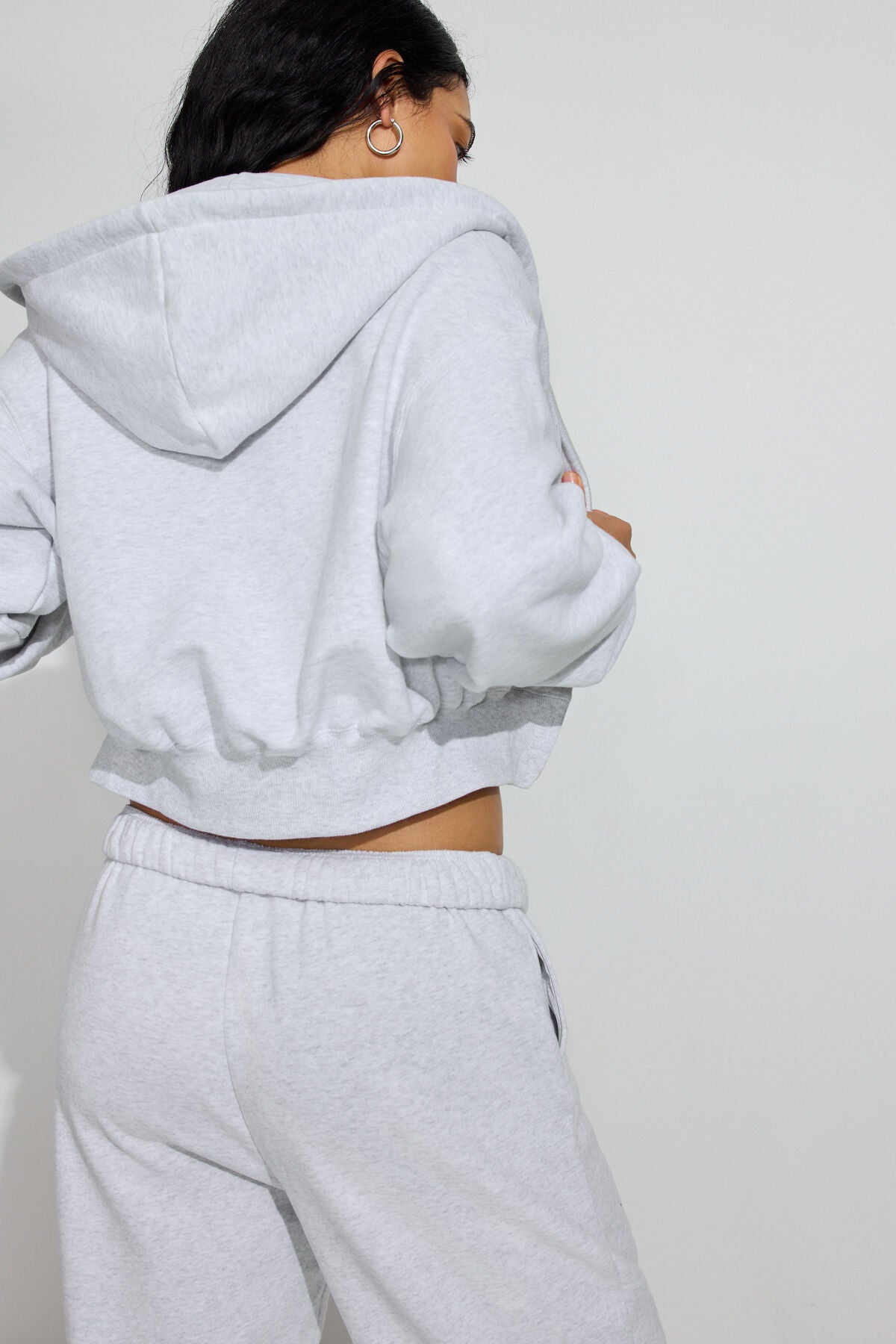 SoftTerry Bubble Zip Hoodie Gray Garage Clothing Women