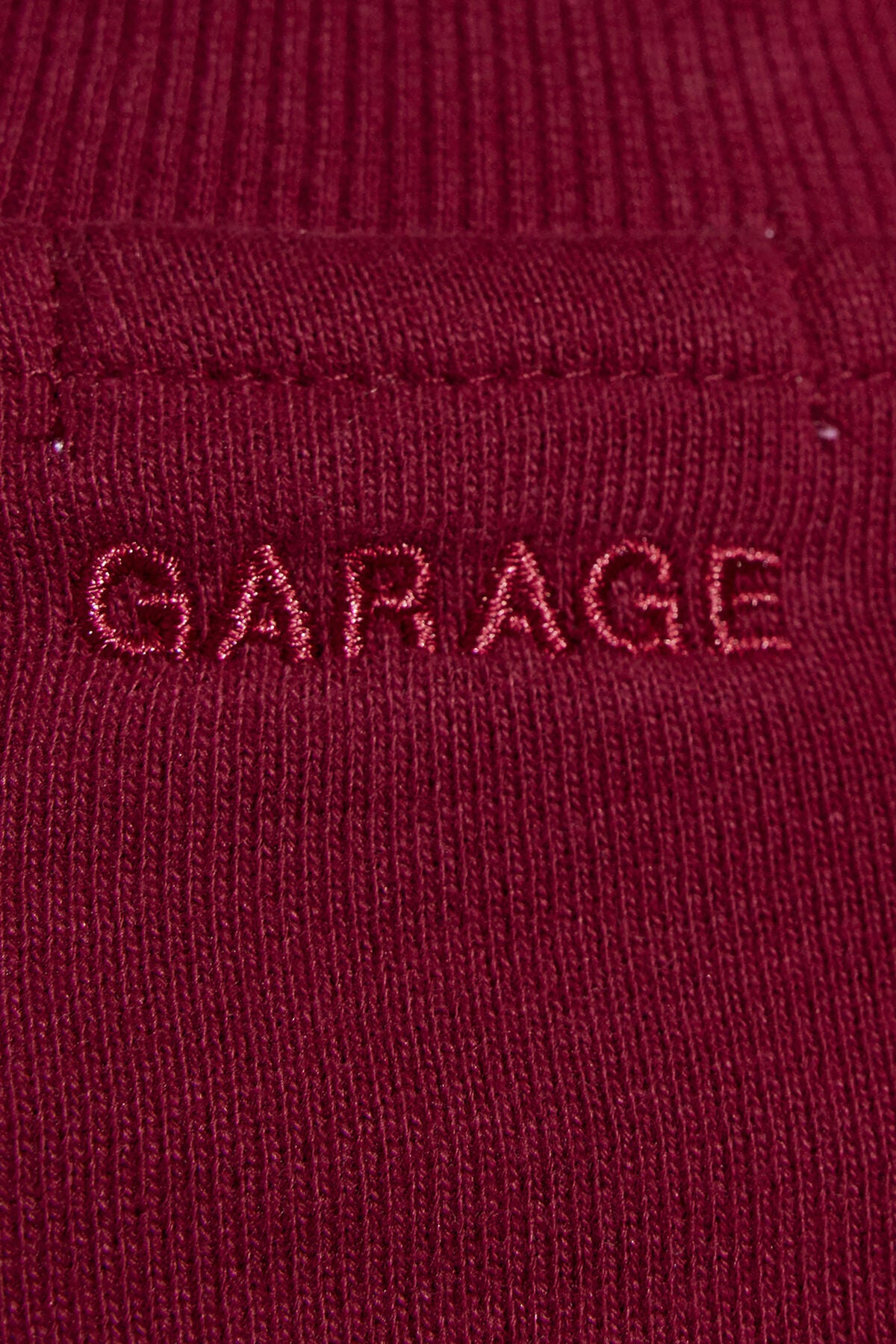 SoftTerry Bubble Crewneck Sweatshirt Burgundy Garage Clothing Women
