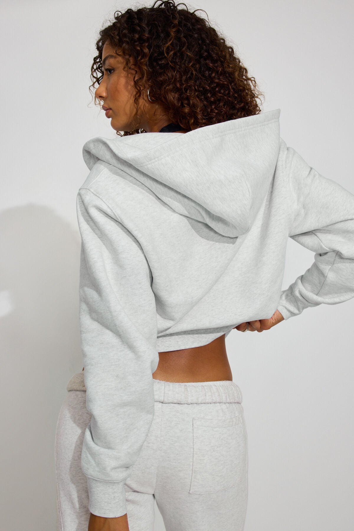 SoftTerry Iconic Full Zip Hoodie Gray Garage Clothing Women